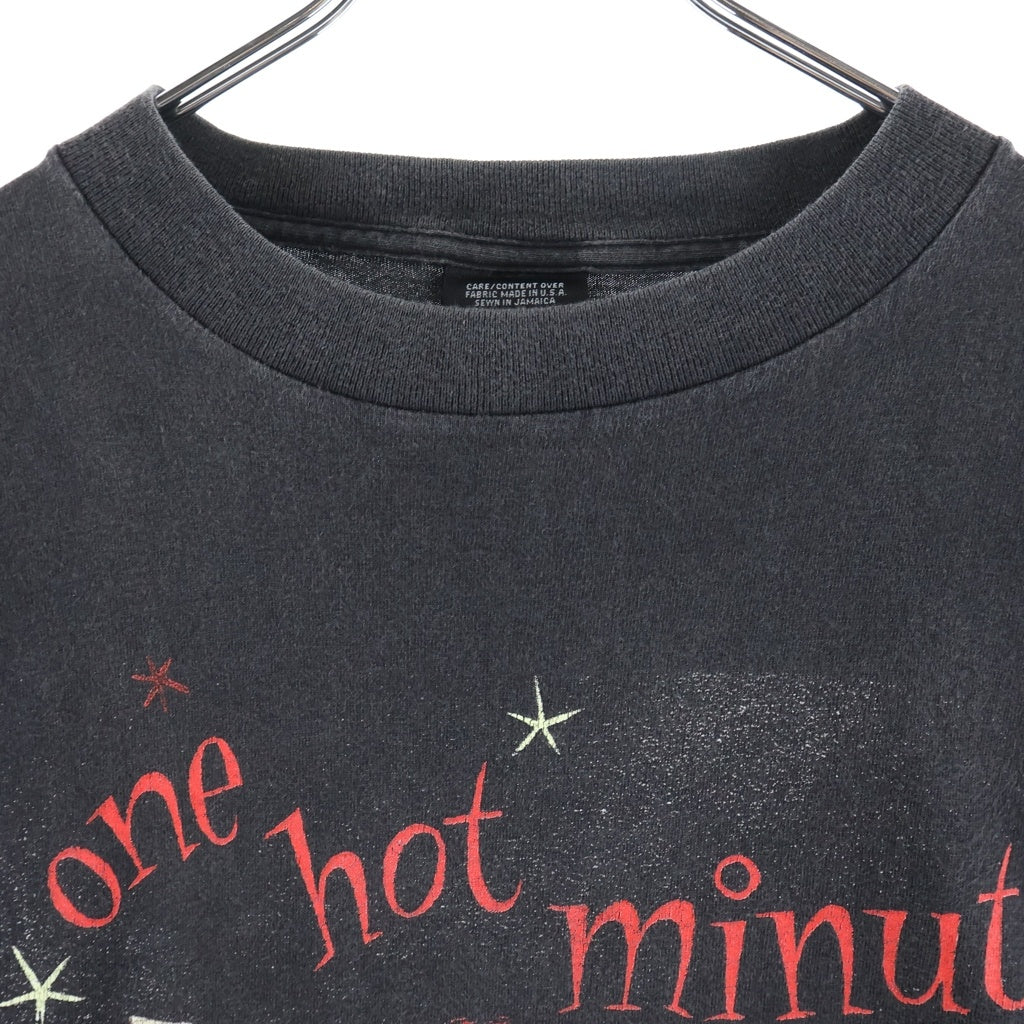 VINTAGE(ヴィンテージ) 90S RED CHILI PEPPERS ONE HOT MINUTE ワンホットミニッツ 半袖カットソーTシャツ ブラック