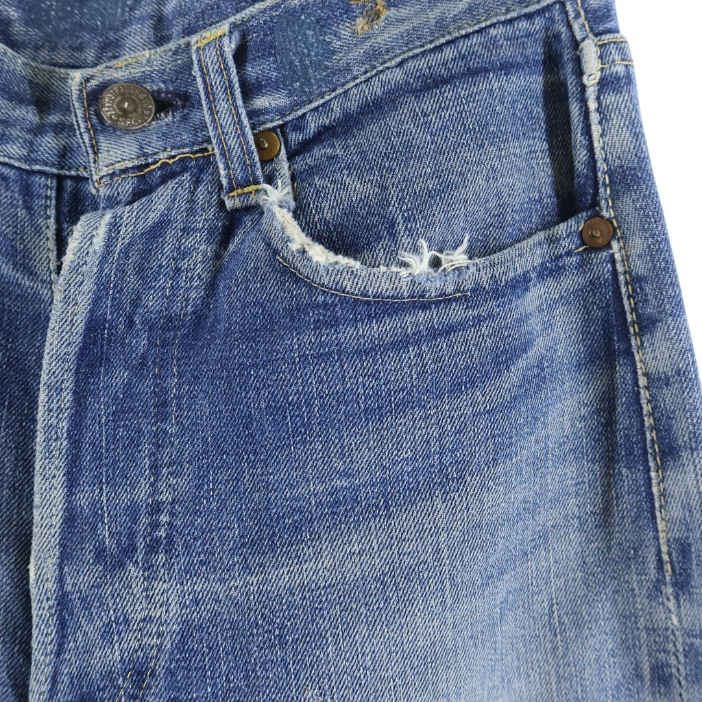 Levi's(リーバイス) 40-50S VINTAGE 503BXX BIG E 均等V 片面タブ 通常R コインポケット裏耳付き デニムパンツ インディゴ