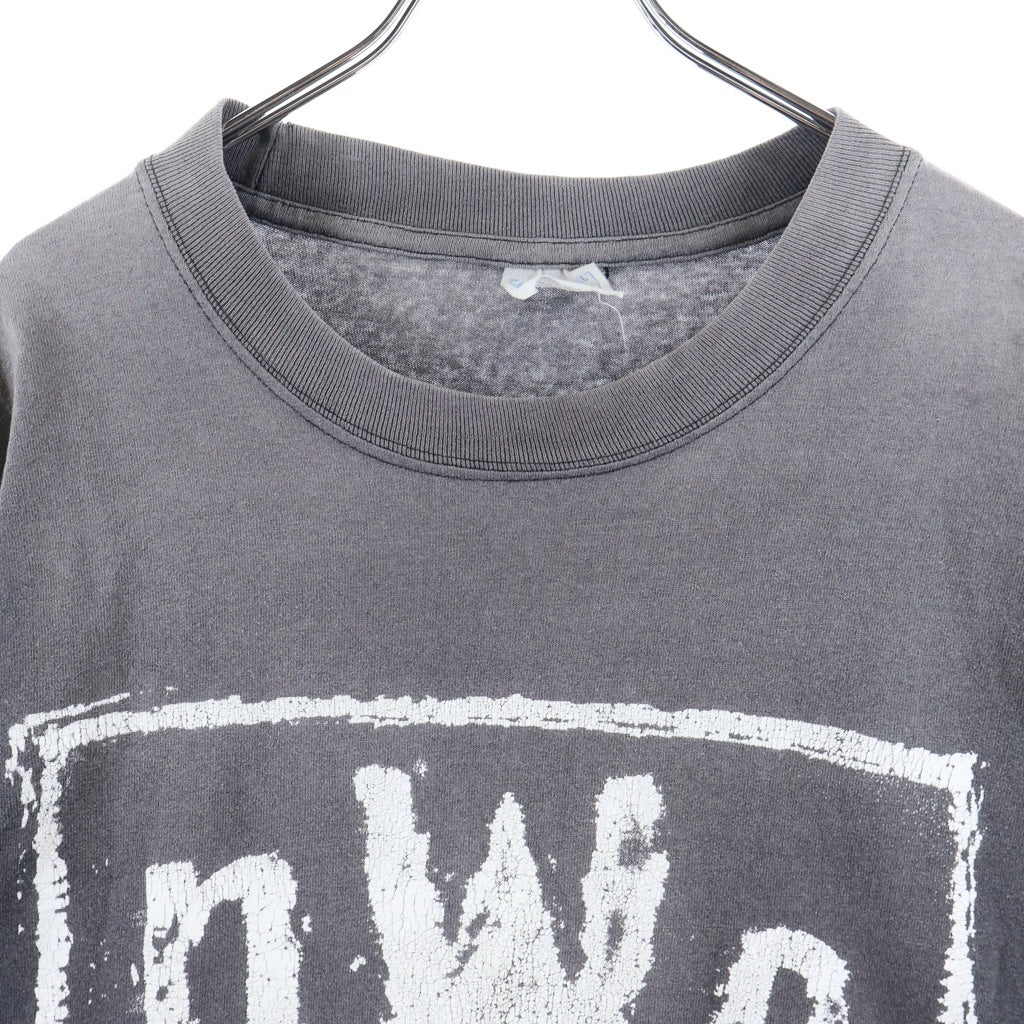 VINTAGE(ヴィンテージ) 90S NWO NEW WORLD ORDER ニュー ワールド オーダー 半袖Tシャツ ブラック