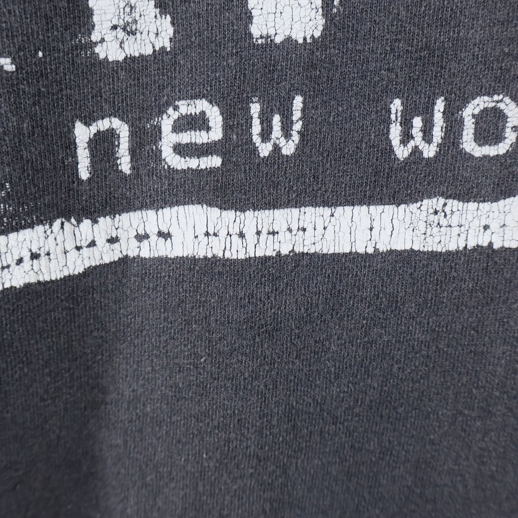 VINTAGE(ヴィンテージ) 90S NWO NEW WORLD ORDER ニュー ワールド オーダー 半袖Tシャツ ブラック