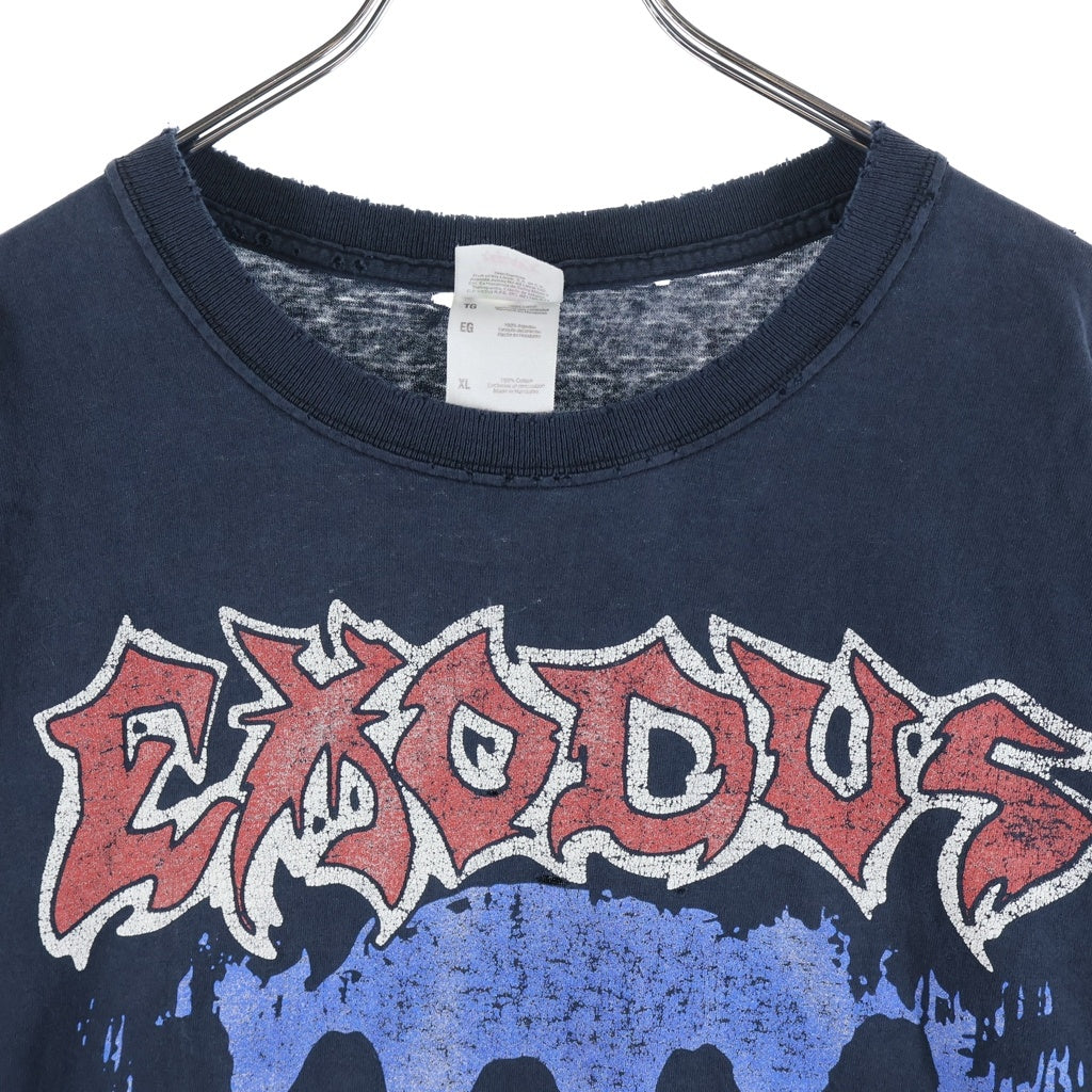 VINTAGE(ヴィンテージ) 90-00S EXODUS Bonded by Blood バンド 半袖Tシャツ カットソー ブラック