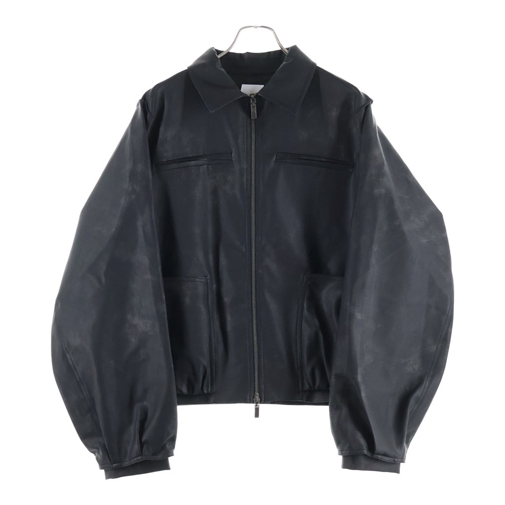 ADER ERROR(アーダーエラー) FAKE LEATHER JACKET PRODUCT 14 フェイク レザー ジャケット ブラック BP01SSJK0801BK