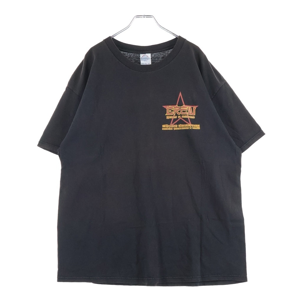 VINTAGE(ヴィンテージ) 00S GUNS N' ROSES 2002 TOUR CREW SHIRT クルーツアー クルーネック半袖Tシャツ ブラック