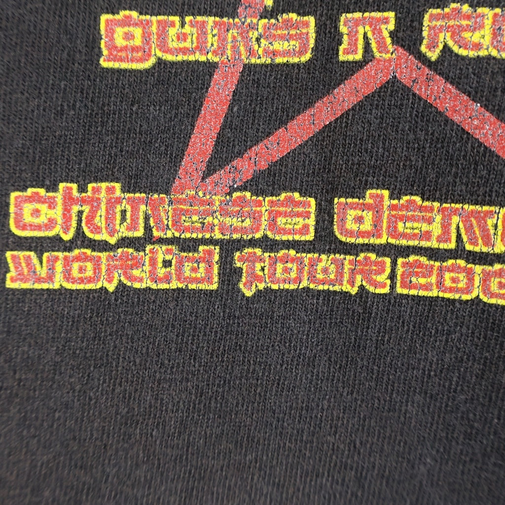 VINTAGE(ヴィンテージ) 00S GUNS N' ROSES 2002 TOUR CREW SHIRT クルーツアー クルーネック半袖Tシャツ ブラック