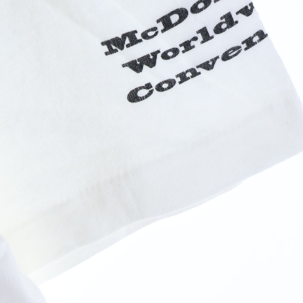 VINTAGE(ヴィンテージ) 90S McDonald ORLEANS グレイテストマックショー マクドナルド クルーネック半袖Tシャツ ホワイト