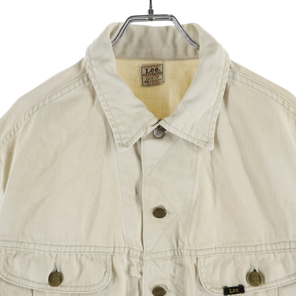 LEE(リー) 60S 100-J WESTERNER JACKET USA製 ウエスターナー ジャケット ベージュ