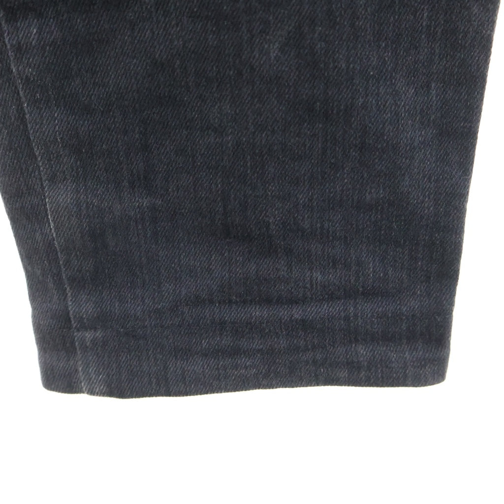 SAINT LAURENT PARIS(サンローランパリ) 13AW BIKER PANTS レザー切り替え バイカーパンツ ブラック 330285