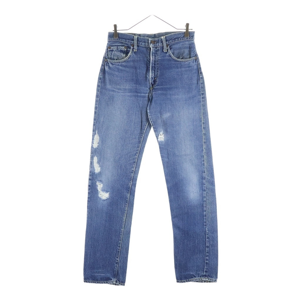 Levi's(リーバイス) 60S 505 BIGE前期 両面タブ ボタン裏6 42TALON Vステッチ ジップフライ デニムパンツ インディゴ