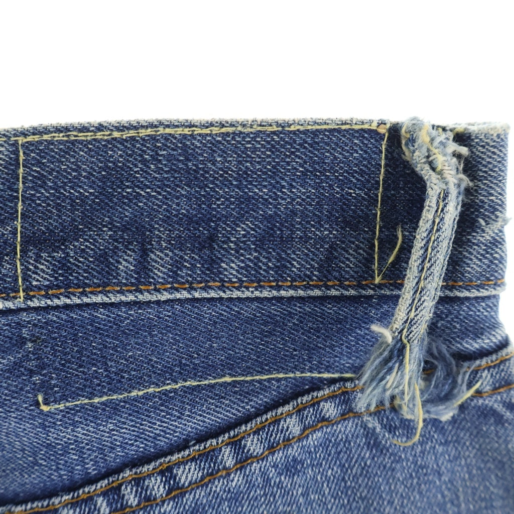 Levi's(リーバイス) 60S 505 BIGE前期 両面タブ ボタン裏6 42TALON Vステッチ ジップフライ デニムパンツ インディゴ