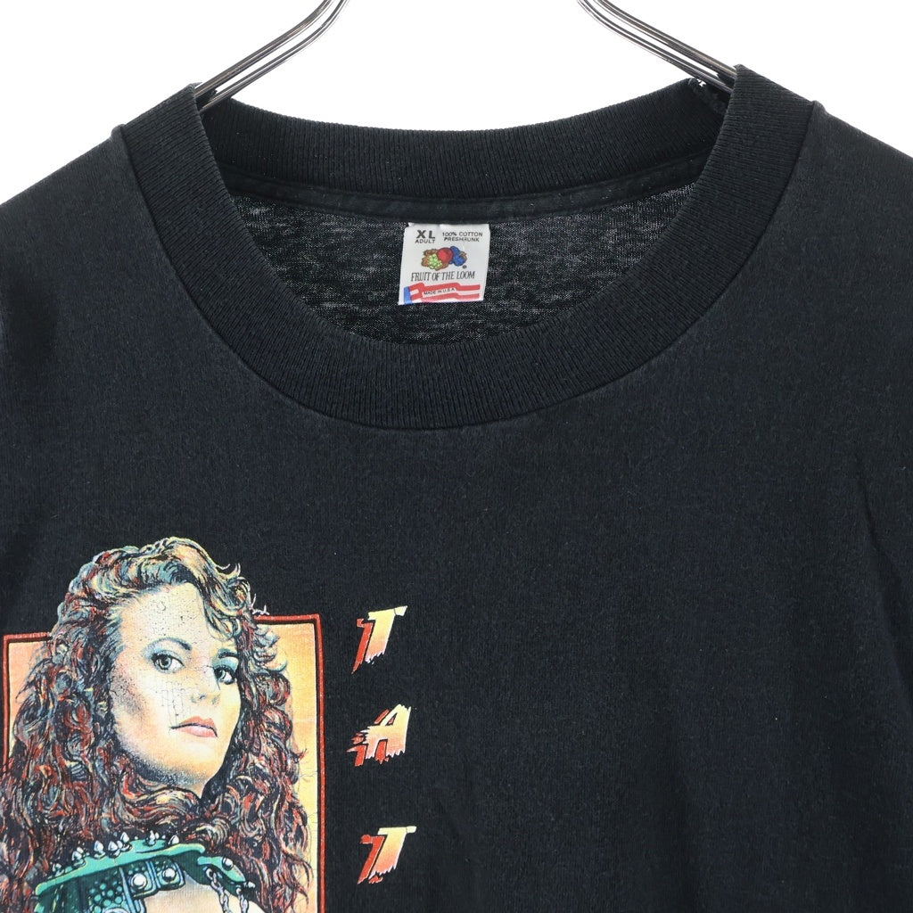 VINTAGE(ヴィンテージ) 90S TATTOO FRONT PRINT TEE USA製 タトゥー フロントプリント 半袖Tシャツ カットソー ブラック