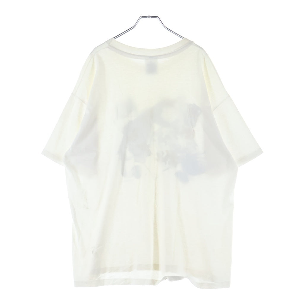 VINTAGE(ヴィンテージ) 90S M.C. ESCHER REPTILES FRONT PRINT TEE USA製 爬虫類 だまし絵 フロントプリント 半袖Tシャツ カットソー ホワイト