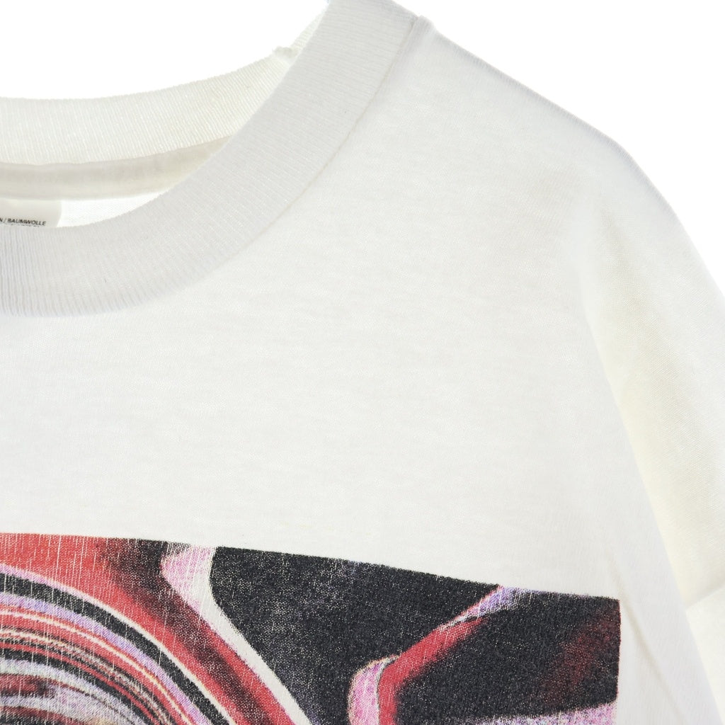 VINTAGE(ヴィンテージ) 90S OASIS 1995 UNION JACK LOGO オアシス ユニオンジャックロゴTシャツ クルーネック半袖Tシャツ ホワイト
