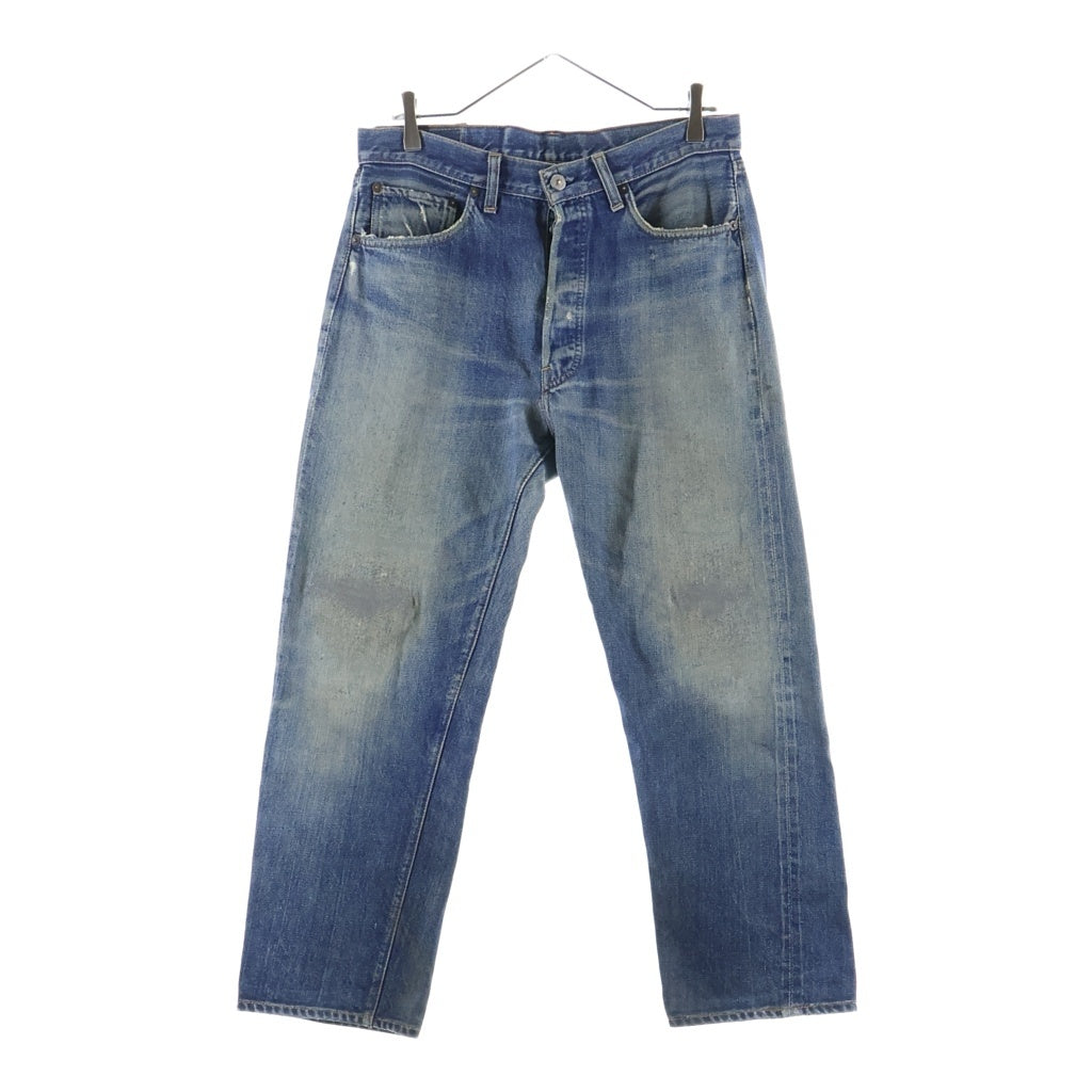 Levi's(リーバイス) 70S 501 BIG E 後期 並行ステッチ 足長R ボタン裏6 ズレカンデニムパンツ インディゴ