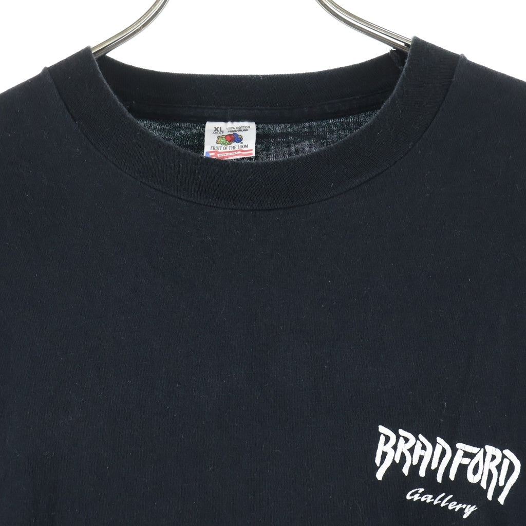 VINTAGE(ヴィンテージ) 90S BRADFORD GALLERY CURT COBAIN TEE カートコバーン 追悼 両面プリント半袖カットソーTシャツ ブラック
