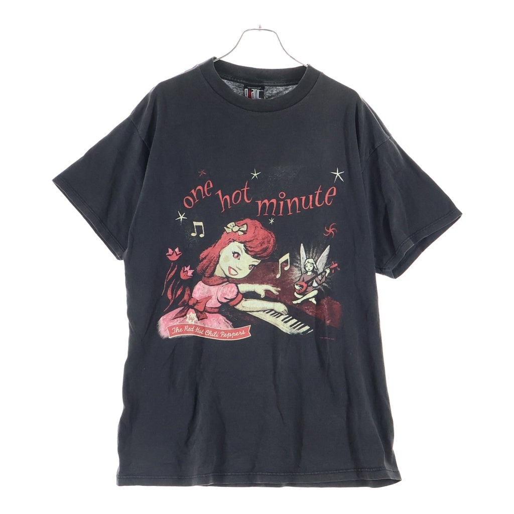 VINTAGE(ヴィンテージ) 90S RED CHILI PEPPERS ONE HOT MINUTE TEE ワン ホット ミニッツ 両面プリント半袖カットソーTシャツ ブラック
