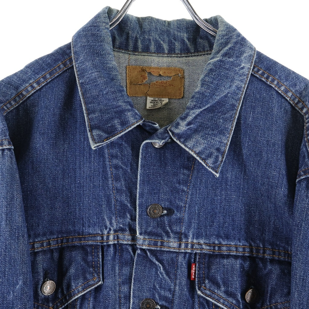 Levi's(リーバイス) 70S 70505 スモールe ボタン裏52 両面タブ 紙パッチ デニムトラッカージャケット インディゴ