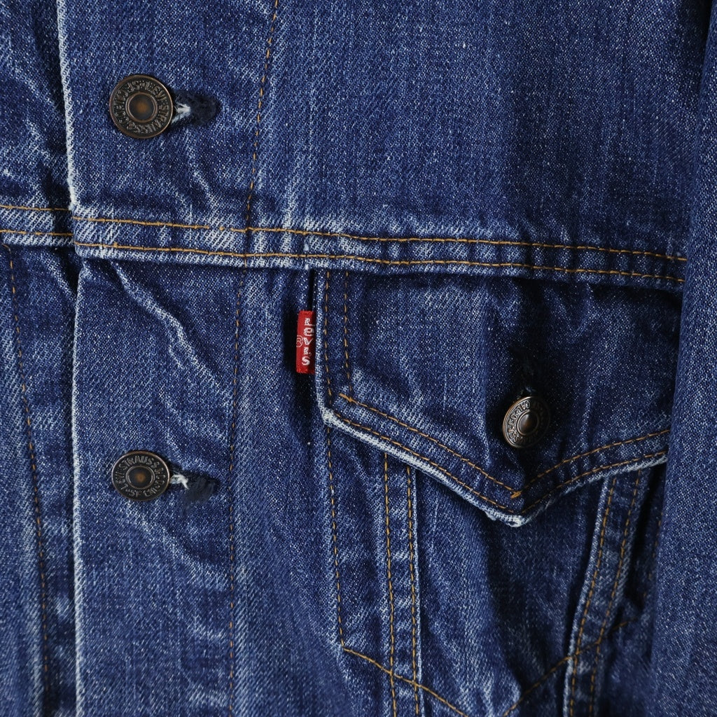 Levi's(リーバイス) 70S 70505 スモールe ボタン裏52 両面タブ 紙パッチ デニムトラッカージャケット インディゴ