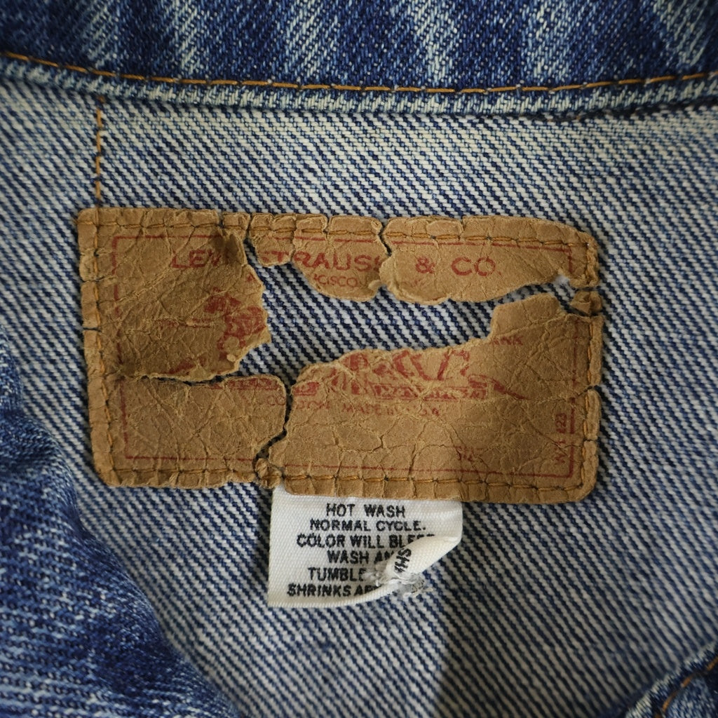 Levi's(リーバイス) 70S 70505 スモールe ボタン裏52 両面タブ 紙パッチ デニムトラッカージャケット インディゴ