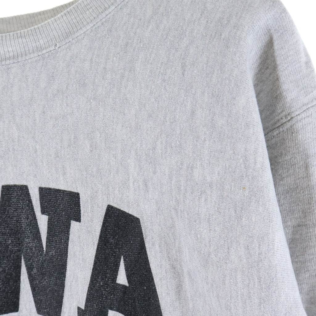 CHAMPION(チャンピオン) 80-90S REVERSE WEAVE IOWA COLLEGE SWEAT アイオワ カレッジ プリント スウェット グレー