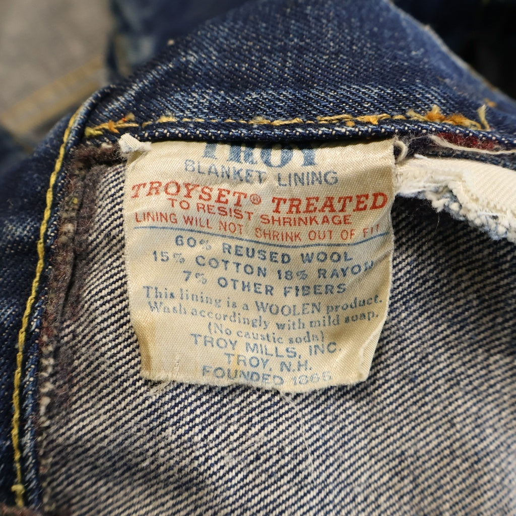 Levi's(リーバイス) 60S 559XX ボタン裏D BIG E 両面タブ 紙パッチ ブランケット無 デニムトラッカージャケット インディゴ