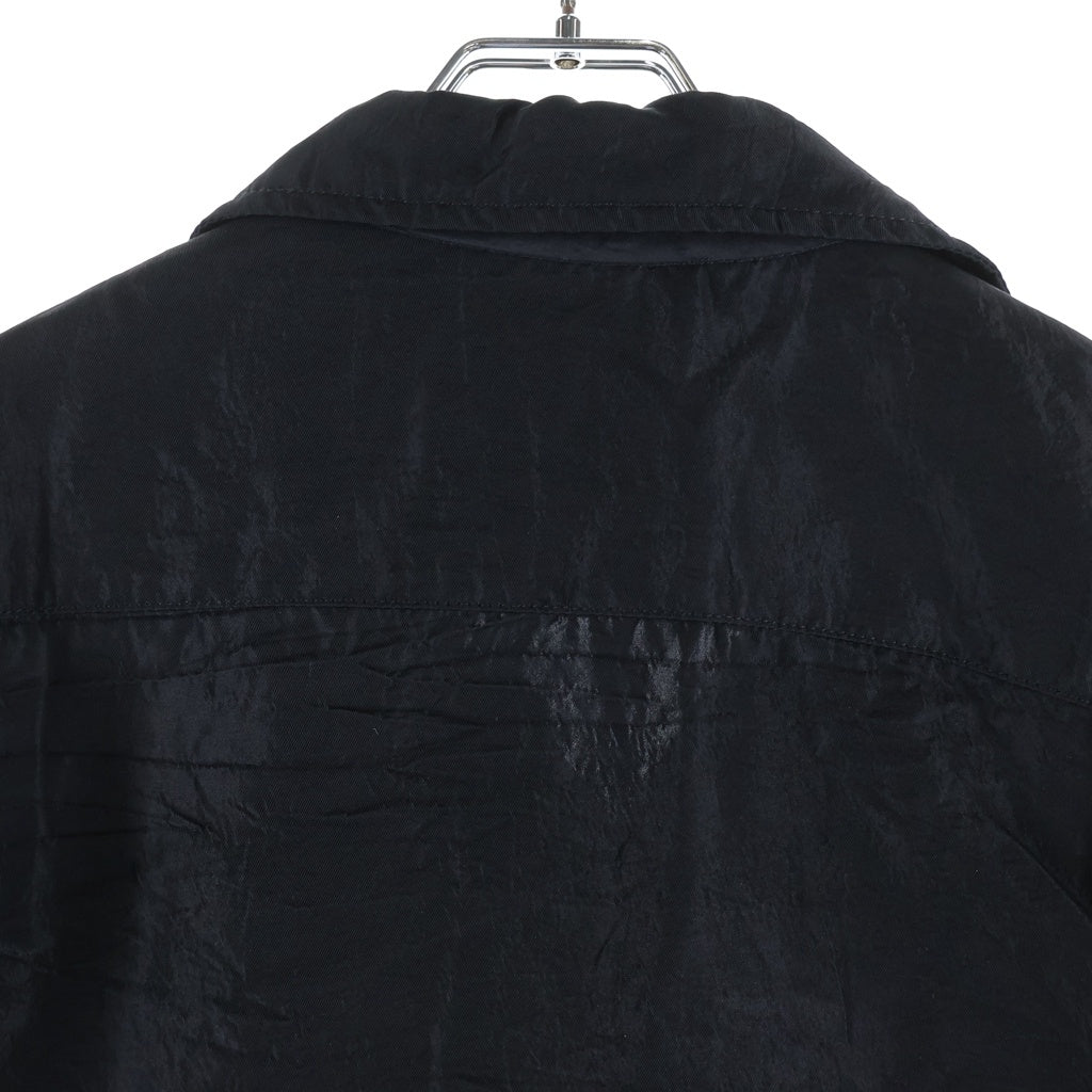 GALLERY DEPT.(ギャラリーデプト) PARKER BUTTON-UP WRINKLE SHIRT パーカー ボタンアップ リンクル シワ加工シャツ ブラック
