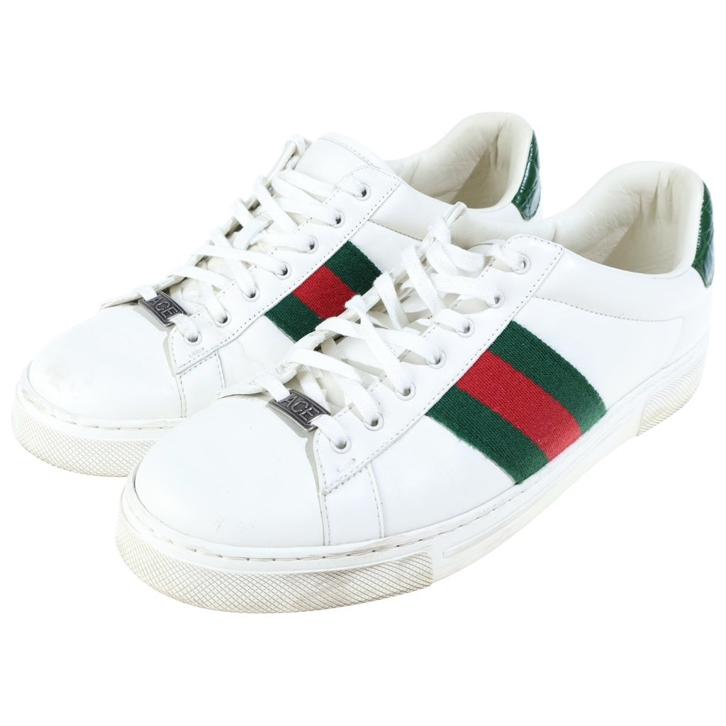 GUCCI(グッチ) WEB STRIPE SNEAKERS ウェブ ストライプ スニーカー ホワイト 757892