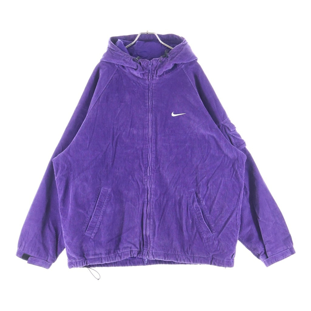 SUPREME(シュプリーム) 22SS ×NIKE Arc Corduroy Hooded Jacket Purple アーク コーデュロイ フーディー ジャケット パープル DM1772-506