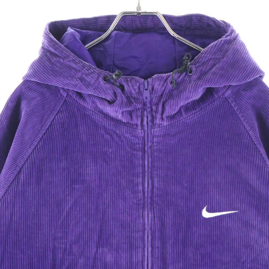 SUPREME(シュプリーム) 22SS ×NIKE Arc Corduroy Hooded Jacket Purple アーク コーデュロイ フーディー ジャケット パープル DM1772-506