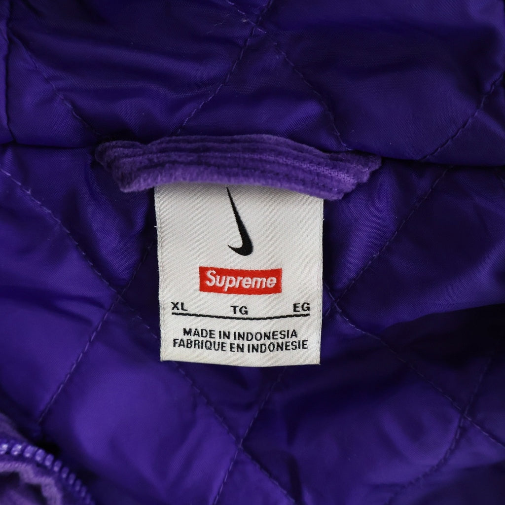SUPREME(シュプリーム) 22SS ×NIKE Arc Corduroy Hooded Jacket Purple アーク コーデュロイ フーディー ジャケット パープル DM1772-506