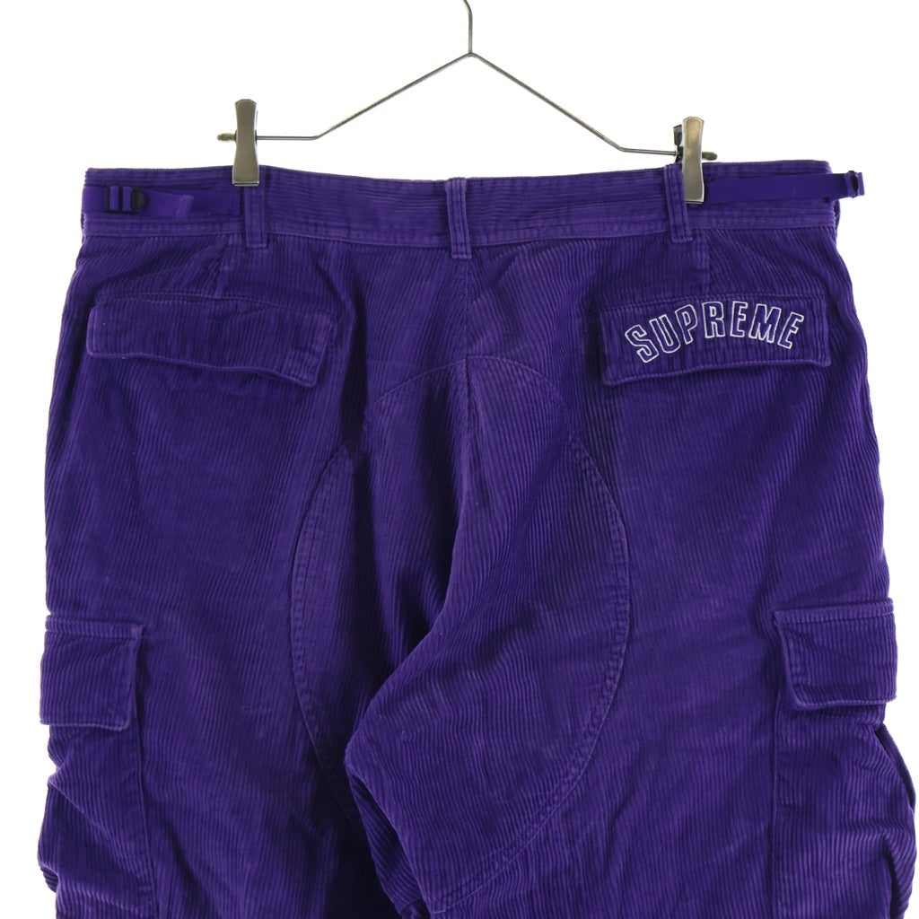 SUPREME(シュプリーム) 22SS ×NIKE Arc Corduroy Cargo Pant Purple アーク コーデュロイ カーゴ パンツ パープル DM1779-506