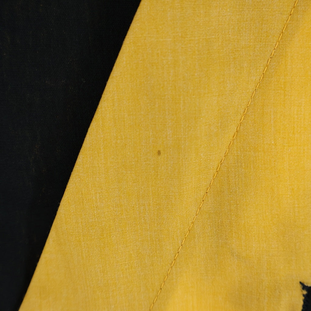VINTAGE(ヴィンテージ) 60S HILTON (ヒルトン) BOWLING SHIRT USA製 刺しゅう ボーリングシャツ イエロー/ブラック