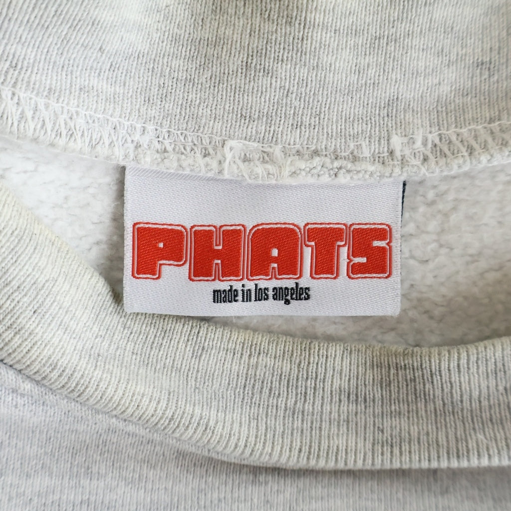 VINTAGE(ヴィンテージ) PHATS BUDDHA SPOT (ファッツ ブッダ スポット) SWEAT USA製 フロントプリント スウェット トレーナー グレー
