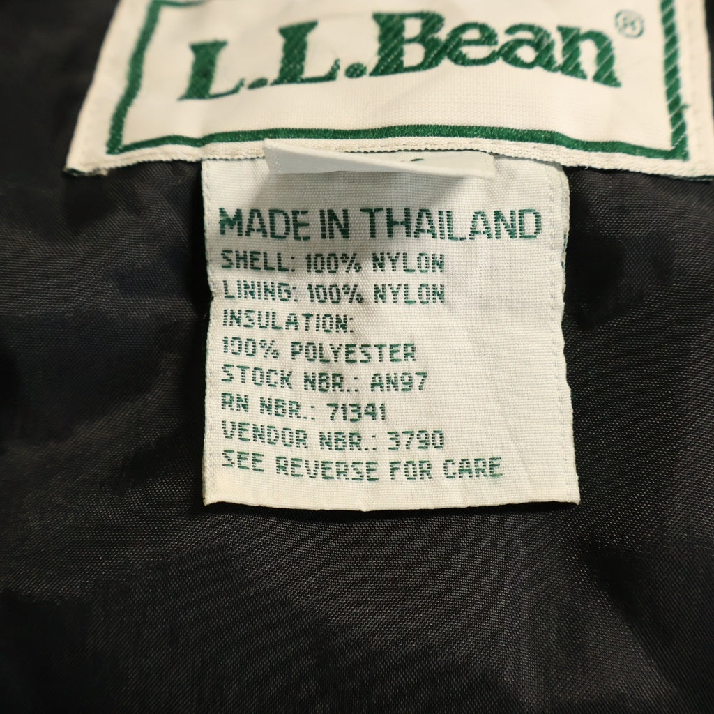 L.L.Bean(エルエルビーン) 80-90S WOMAN'S SKI ANORAK JACKET アノラック 中綿 ジャケット バンダナ柄 ブラック/レッド