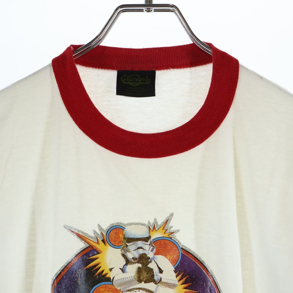 VINTAGE(ヴィンテージ) STORMTROOPER RINGER T ストームトルーパー リンガーネック 半袖Tシャツ カットソー ホワイト