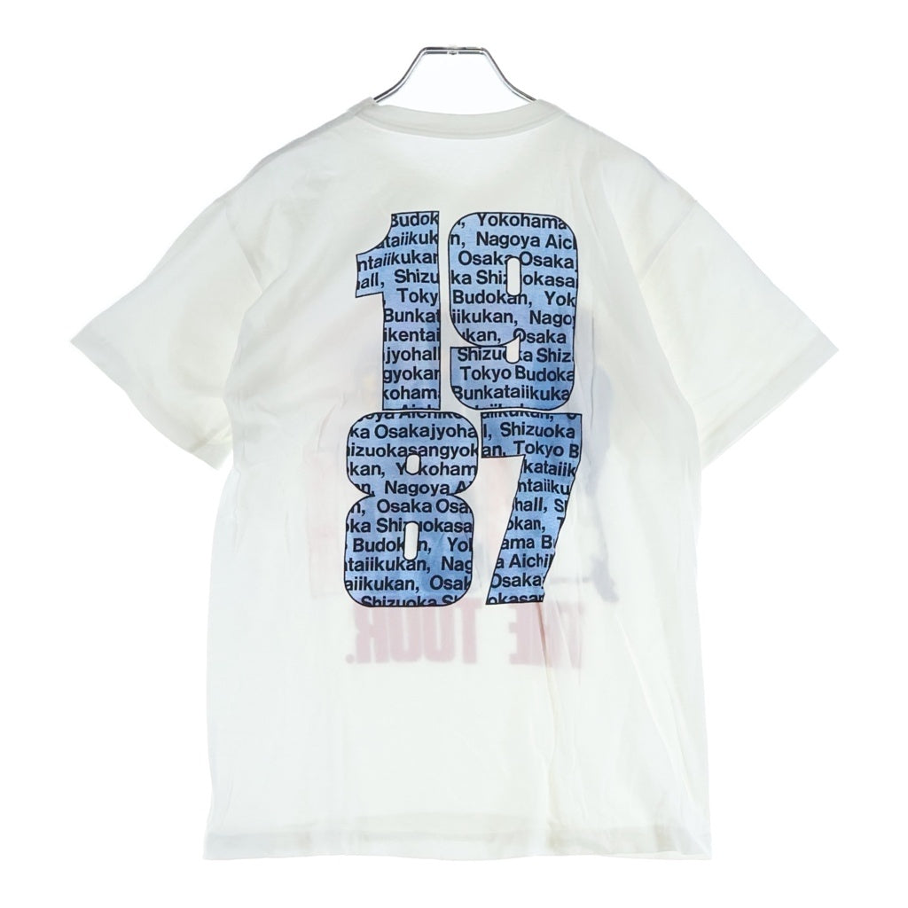 VINTAGE(ヴィンテージ) 80S BON JOVI THE TOUR 1987 ボンジョビ 両面プリント 半袖Tシャツ カットソー ホワイト