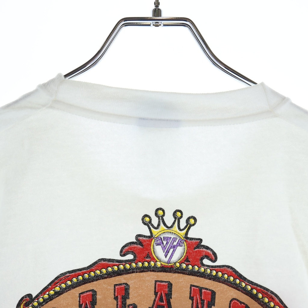 VINTAGE(ヴィンテージ) 90S VAN HALEN BALANCE TOUR 1995-1996 ピエロ 両面プリント 半袖Tシャツ カットソー ホワイト