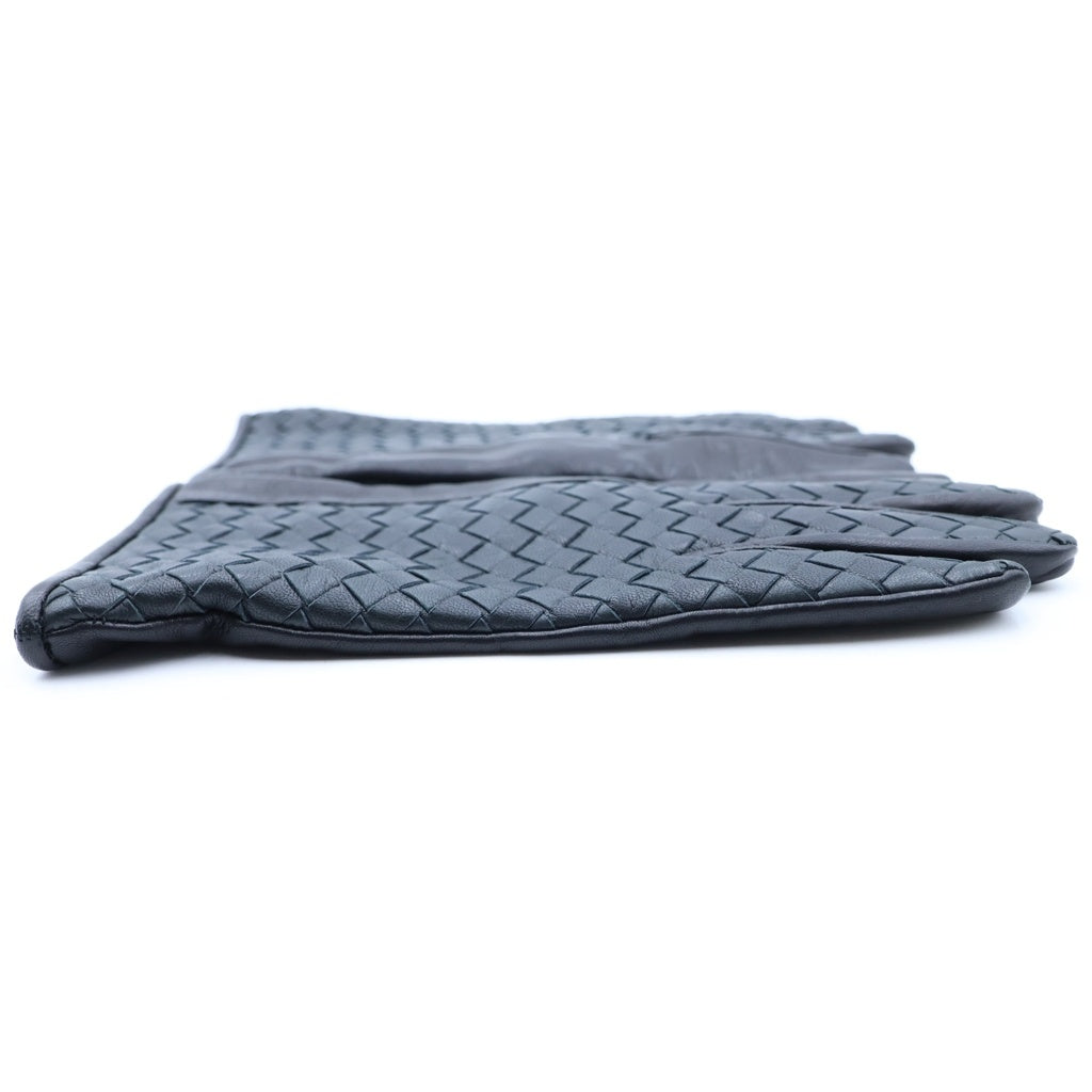BOTTEGA VENETA(ボッテガヴェネタ) INTRECCIATO LEATHER GLOVES レザー イントレチャート グローブ 手袋 ブラック 434066 V5100