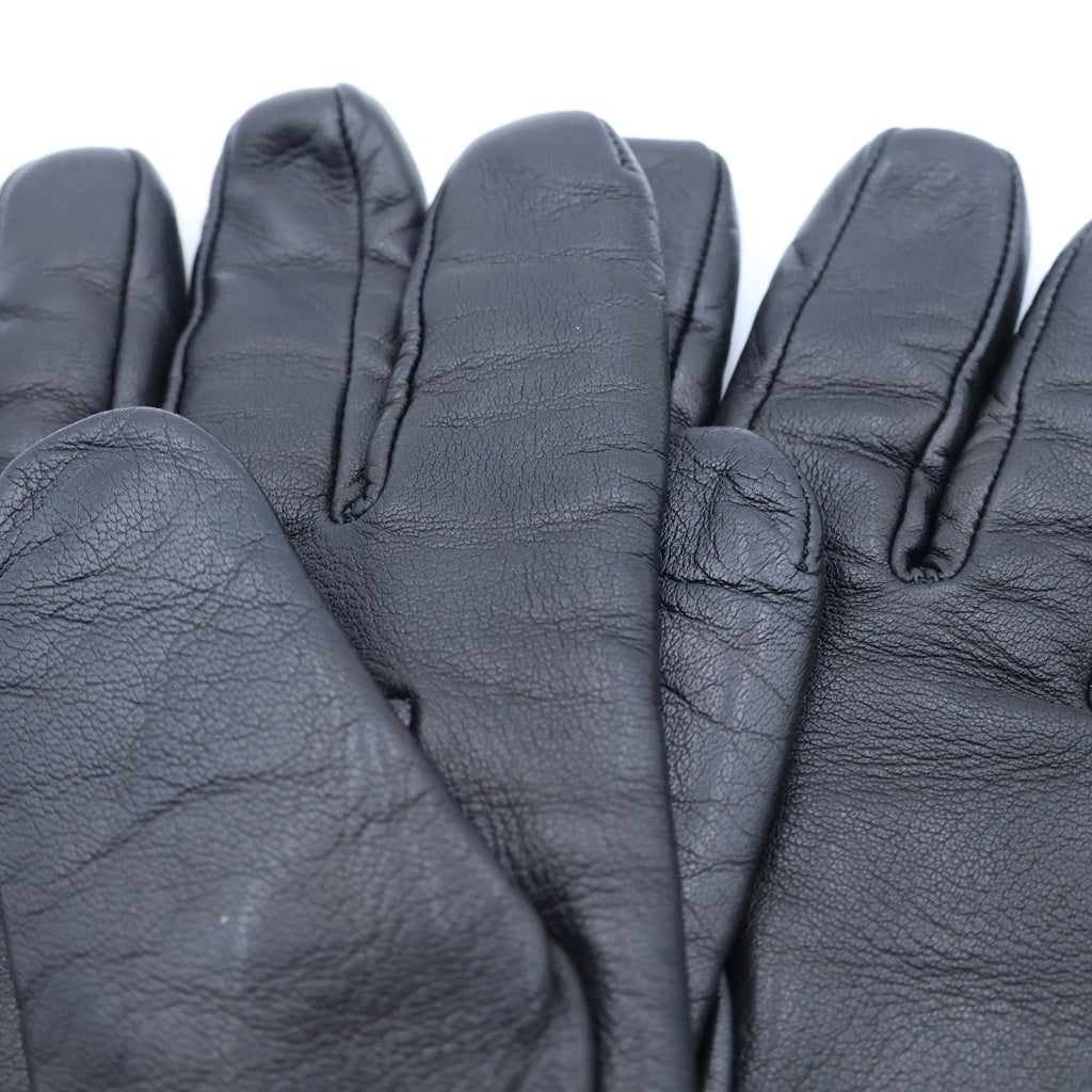BOTTEGA VENETA(ボッテガヴェネタ) INTRECCIATO LEATHER GLOVES レザー イントレチャート グローブ 手袋 ブラック 434066 V5100