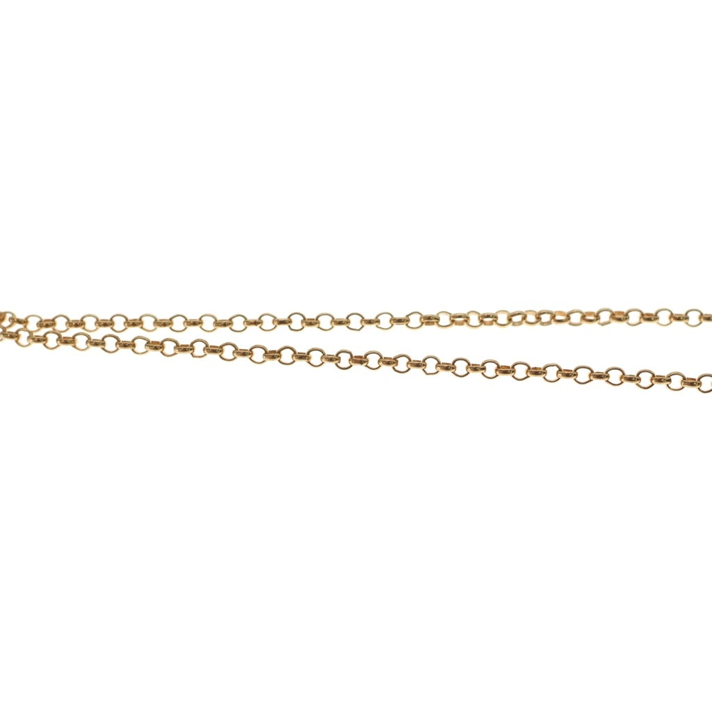 CHROME HEARTS(クロムハーツ) 22K SAFETY PIN NECKLACE R16 1EMRLD セーフティピンネックレス 1エメラルド ネックレス ゴールド