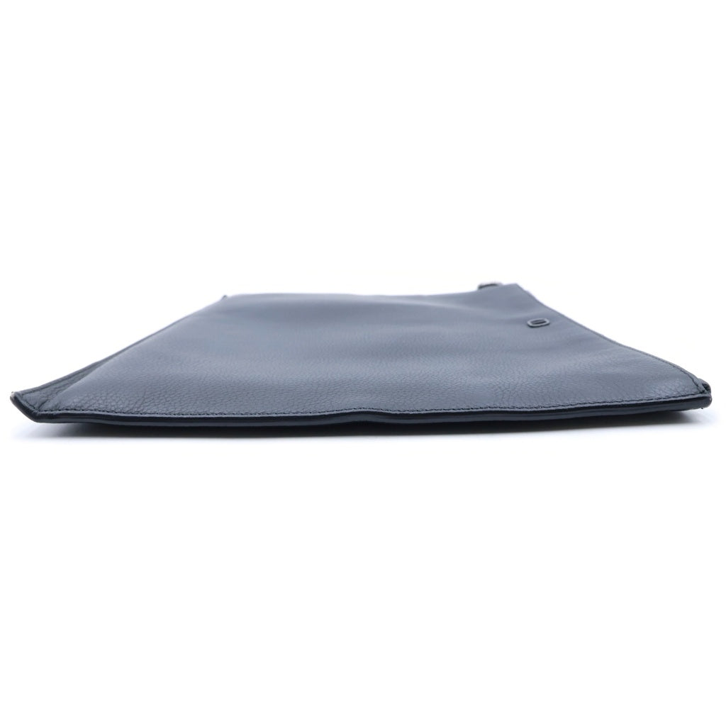 Christian Dior(クリスチャンディオール) CD ICON LEATHER CLUTCH BAG レザー セカンド クラッチ バッグ ブラック