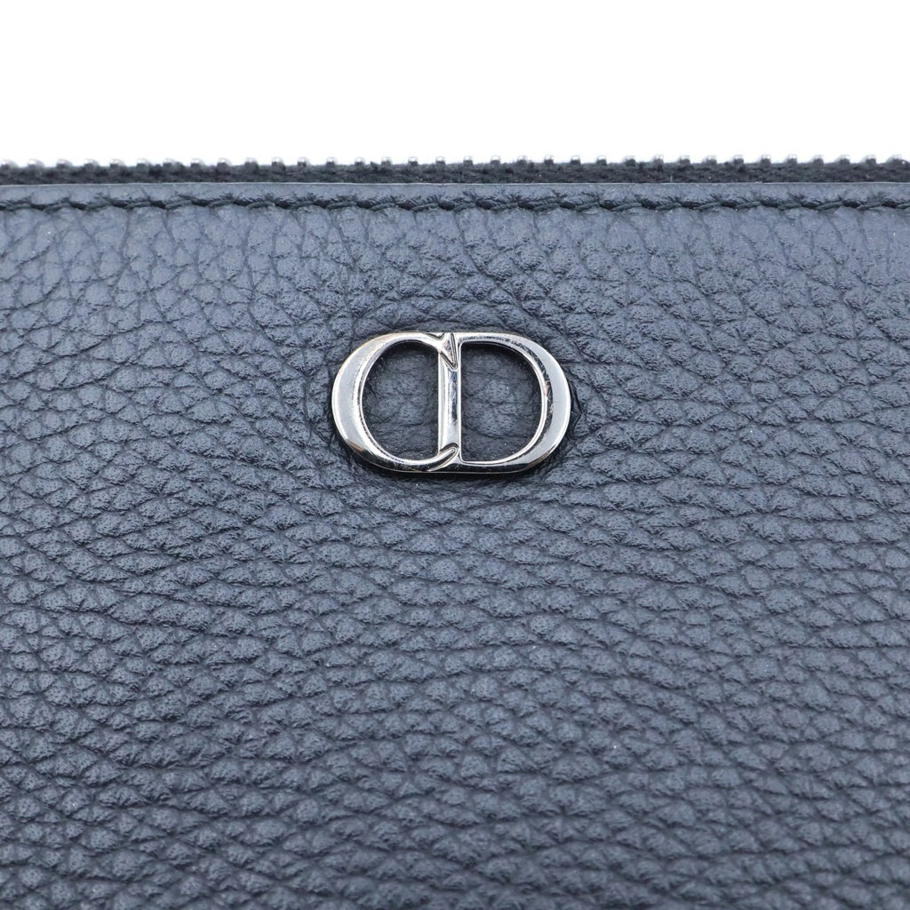 Christian Dior(クリスチャンディオール) CD ICON LEATHER CLUTCH BAG レザー セカンド クラッチ バッグ ブラック