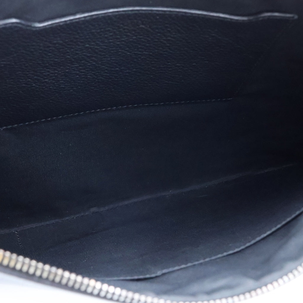 Christian Dior(クリスチャンディオール) CD ICON LEATHER CLUTCH BAG レザー セカンド クラッチ バッグ ブラック