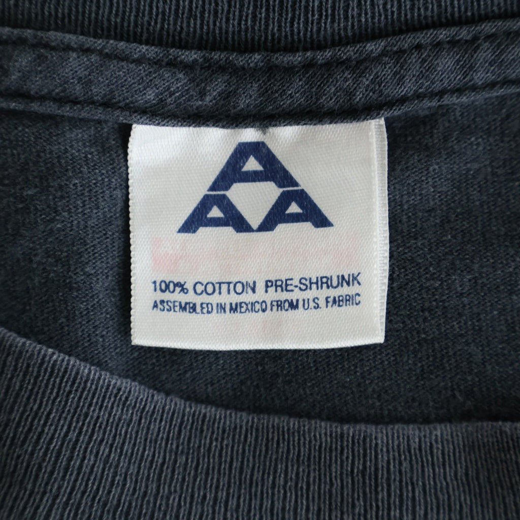 VINTAGE(ヴィンテージ) 90S RED DEVILFRAME TEE レッドデビル フレイム フロントプリント 半袖Tシャツ カットソー ブラック