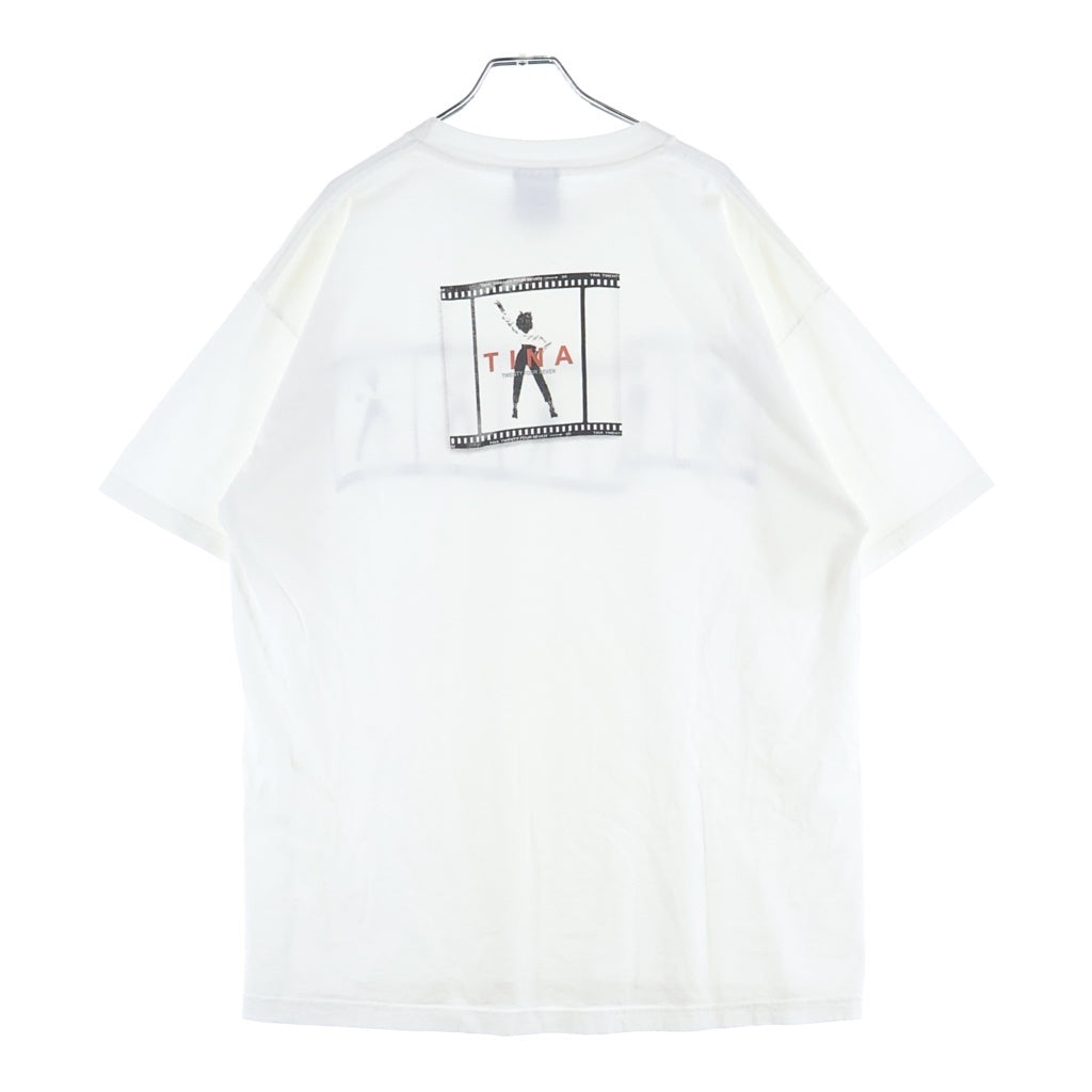 VINTAGE(ヴィンテージ) 90-00S TINA TURNER TWENTY FOUR SEVEN TOUR TEE ティナ ターナー ツアー 半袖Tシャツ カットソー ホワイト