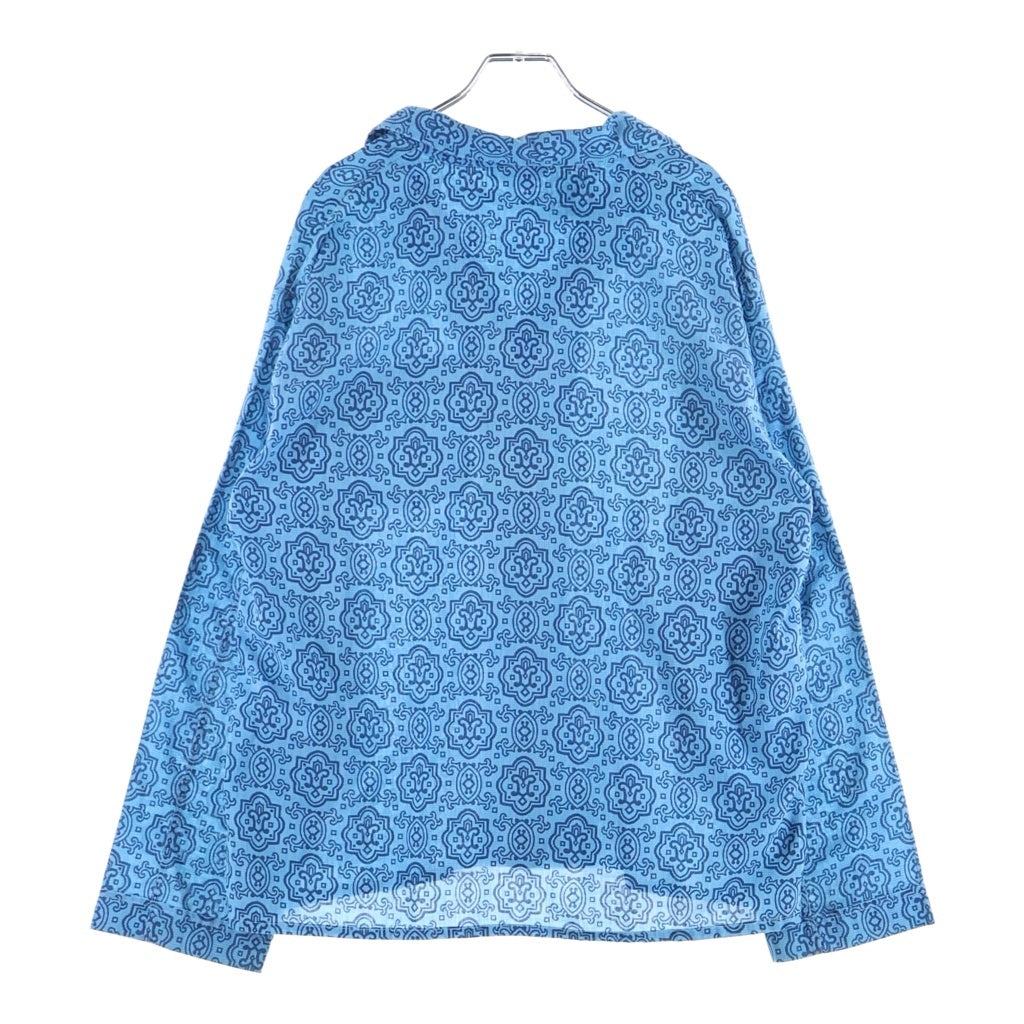 VINTAGE(ヴィンテージ) 60S ARROW OPEN COLOR SHIRT 開襟オープンカラーシャツ 幾何学 ブルー