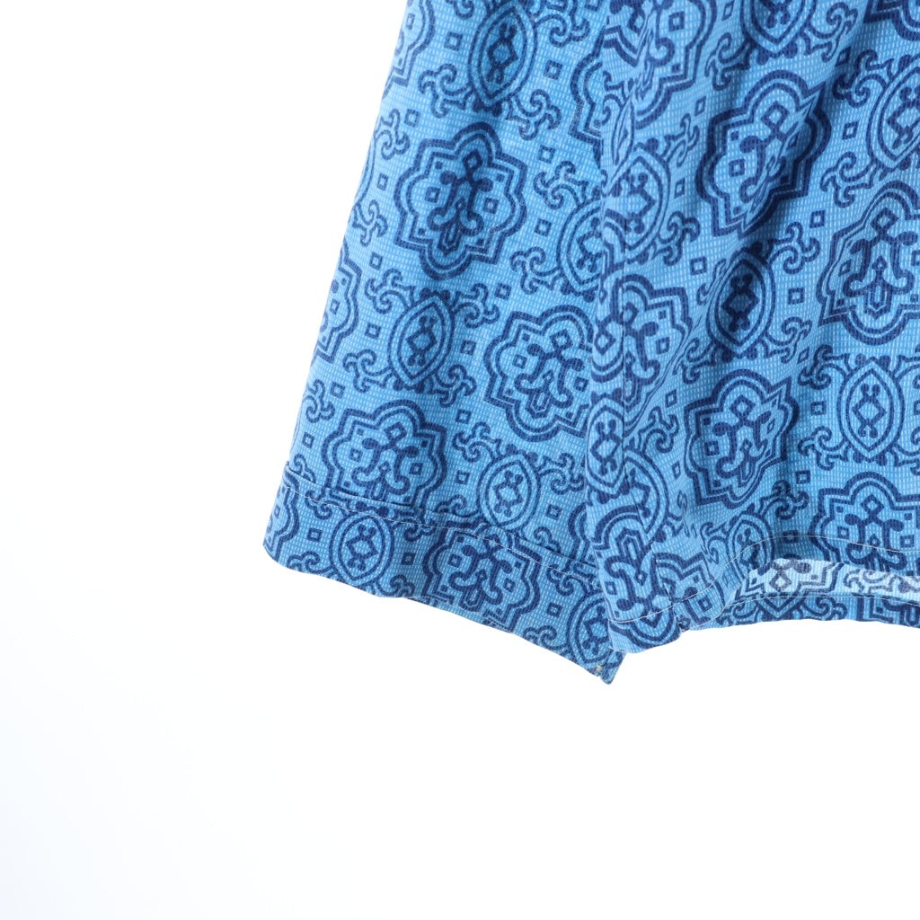 VINTAGE(ヴィンテージ) 60S ARROW OPEN COLOR SHIRT 開襟オープンカラーシャツ 幾何学 ブルー