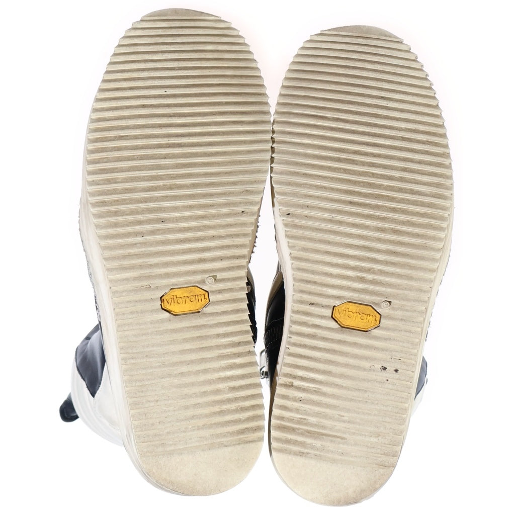 Rick Owens(リックオウエンス) GEOBASKET LUXOR BLACK MILK ジオバスケット ルクソール ハイカットスニーカー ブラック/ホワイト RU02C7894
