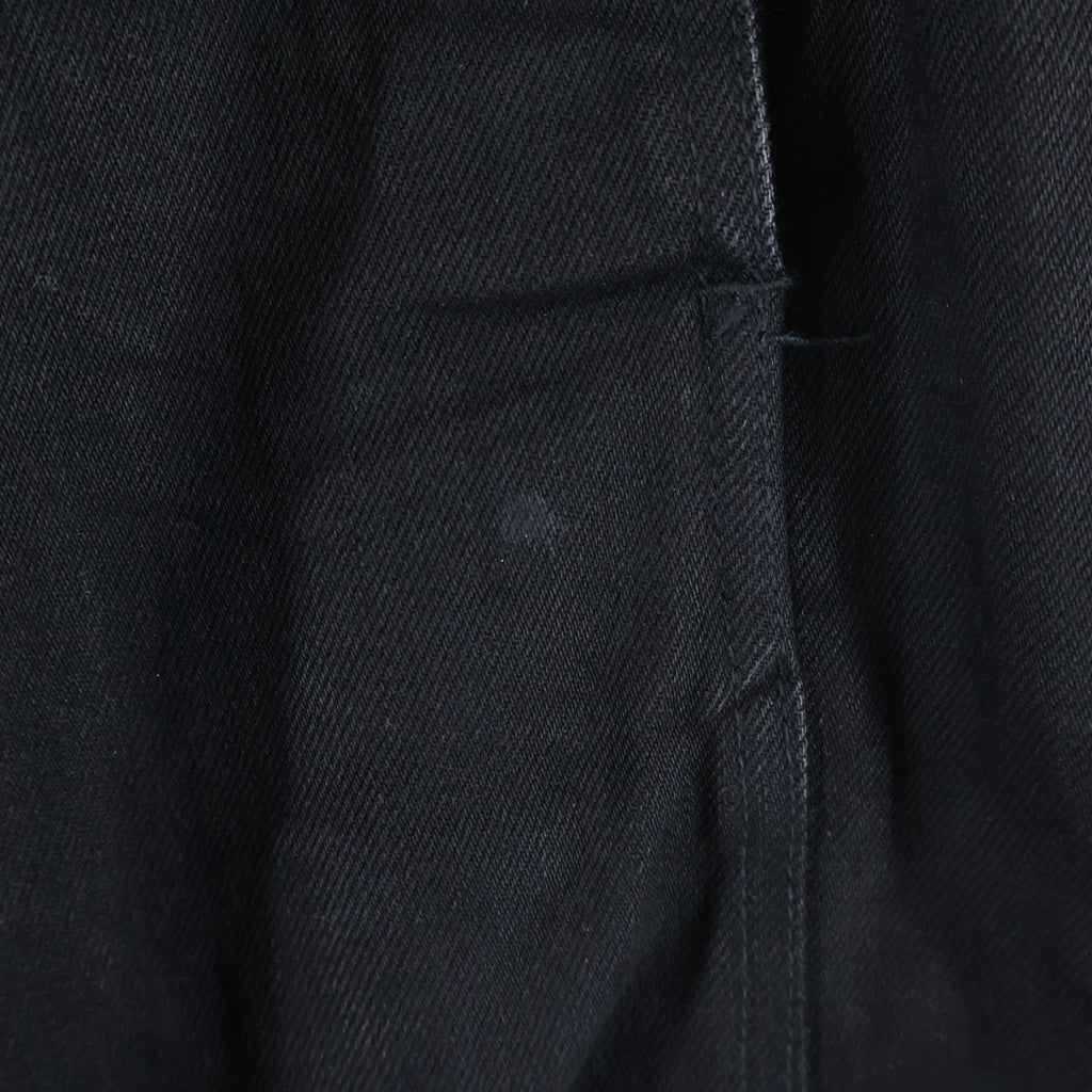 Rick Owens DRKSHDW(リックオウエンス ダークシャドウ) PUSHER WIDE LEG COTTON JEANS プッシャーワイドレゴコットンジーンズ DL02C3390-HBLKJP