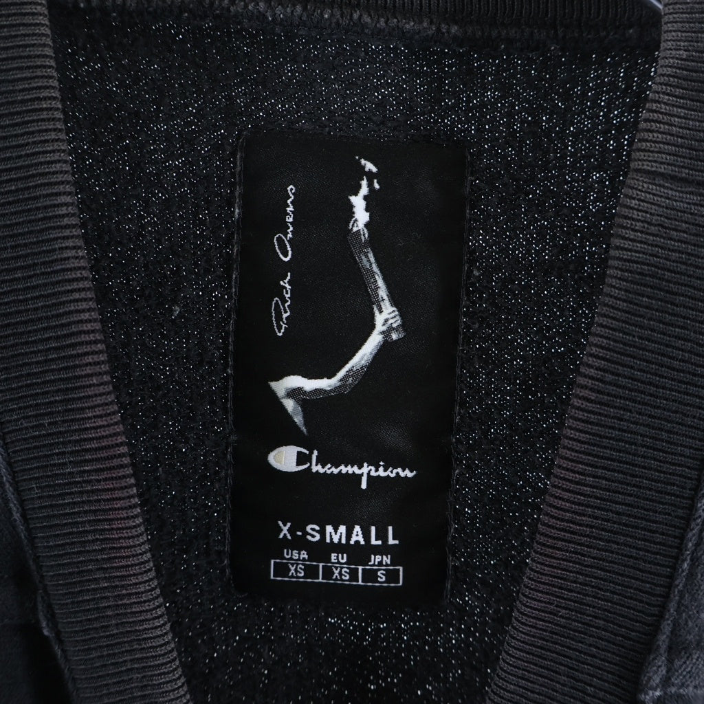Rick Owens(リックオウエンス) 20SS ×CHAMPION TANK ロゴ刺繍ノースリーブ カットソー ブラック CM20S0009-215221