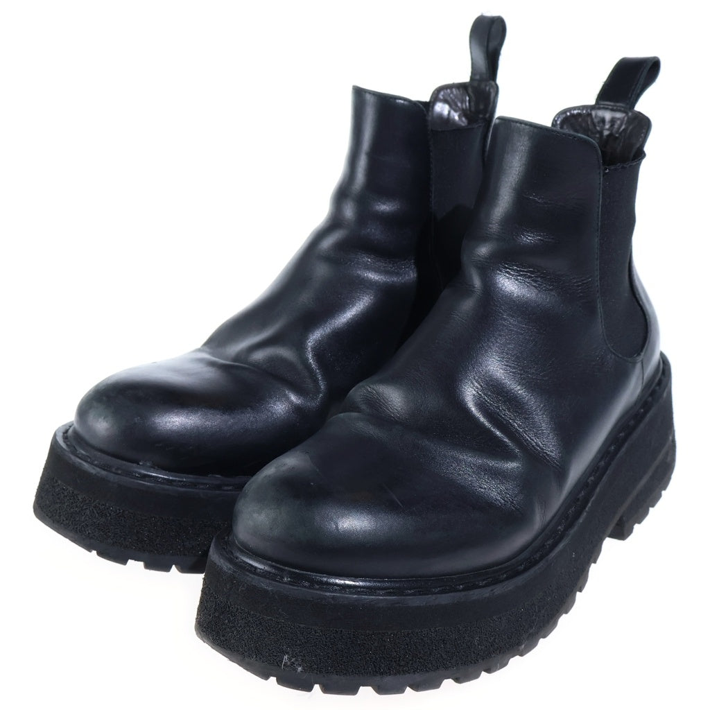 marsell(マルセル) SIDE GORE BOOTS 厚底ハイカットサイドコアブーツ ブラック